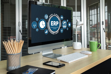 ERP enterprise resource planning software for modish business to plan the marketing strategy