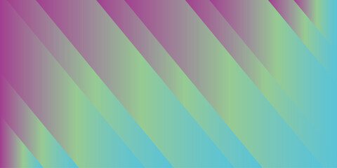 Abstract background featuring diagonal gradient stripes in varying widths. Gradient transitions to blend the hues seamlessly. Stripes lines gradient color with shine light textured.