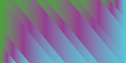 Fototapeta premium Abstract background featuring diagonal gradient stripes in varying widths. Gradient transitions to blend the hues seamlessly. Stripes lines gradient color with shine light textured.