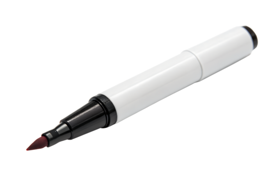 Stock stationery item marker pen tool for writing and drawing concept isolated on transparent background
