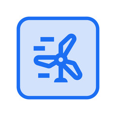 Obraz premium Wind Power Outline