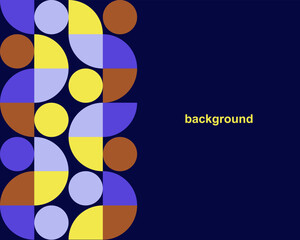 Vector graphics, abstract background in trend colors for presentation, banner, inscription
