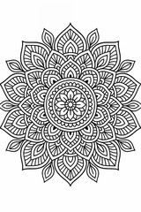 Mandala Coloring Page