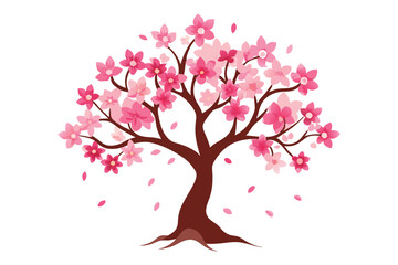 Fototapeta premium Abstract cherry blossom tree