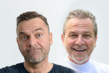 Before And After Aging Comparison