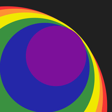 Circle Pride Rainbow Square Transitions 2 MOGRT 423