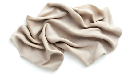 Beige Microfiber Textile Abstract with Soft Shadows