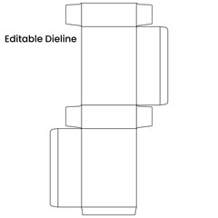 dieline, dieline template, packaging dieline design, box dieline layout, custom dieline vector, printable dieline template, packaging box dieline
