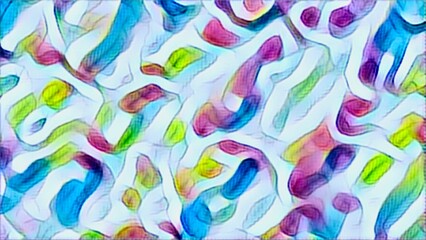 Abstract artistic background with intertwined patterns