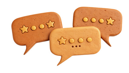 Creative cookie conversation bubbles kitchen food photography bright top view fun dessert ideas