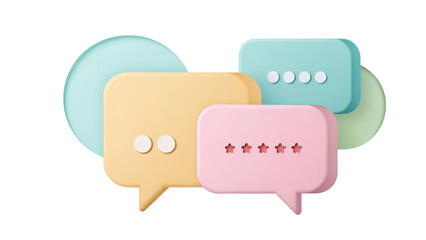 Engaging communication bubbles digital design graphic art creative concept environment