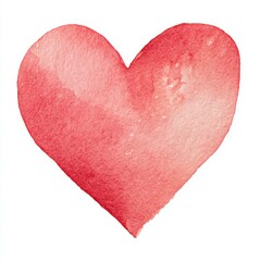 Elegant watercolor heart design perfect for romantic themes and creative projects
