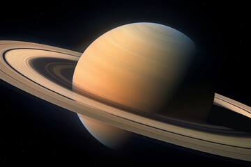 Saturne et ses anneaux sous un angle inhabituel.