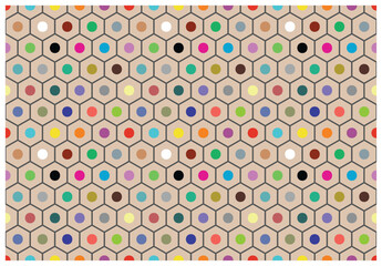 Decorative background seamless vector pattern. Architectural backdrop and textile surface pattern designs series	