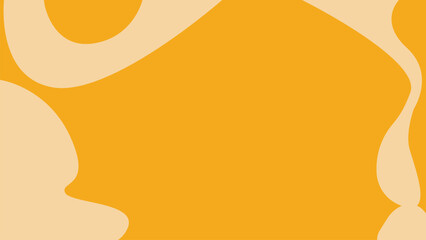 Yellow flow and soft beige background