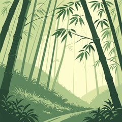 bamboo forest background