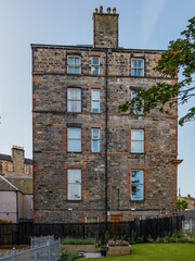 A traditional Victorian tenement building, Edinburgh, Scotland, United Kingdom