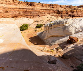 Upper Entrance Into The Nautilus Formation, Nautilus Trail, Paria Canyon-Vermillion Cliffs Wilderness, Utah, USA