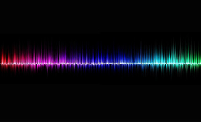 abstract colorful waves background