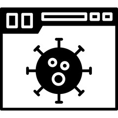 Obraz premium Virus Icon