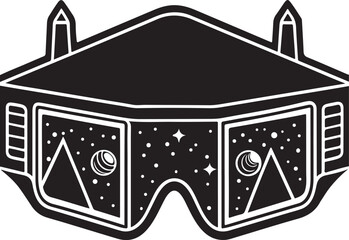 Vector illustration of an old house icon with a cartoon roof and door, perfect for real estate or architectural designs