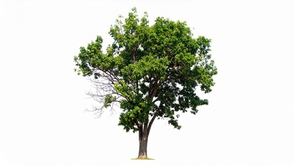 Obraz premium Green tree isolated