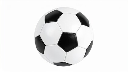 Soccer ball, Football, isolated on white background, full depth of field
