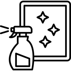 Glass Cleaner Icon