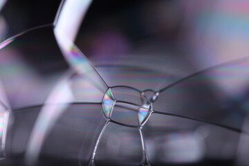 Gray glossy liquid, dark minimalistic background, melted aluminium surface, liquid glass effects