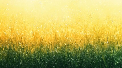 Sunlit Grass Field with Warm Golden Glow — Vibrant Nature Background for Relaxation, Travel, and Environmental Themes
