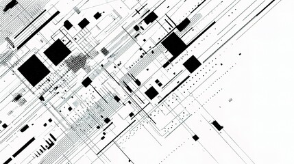 Fototapeta premium Modern Abstract Background Composed of Irregular Geometric Shapes