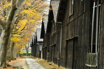 春の山居倉庫（山形県）