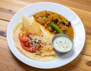 masala dosa AI generated