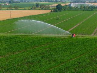IRRIGAZIONE MECCANIZZATA CON IRRIGATORE A GETTO