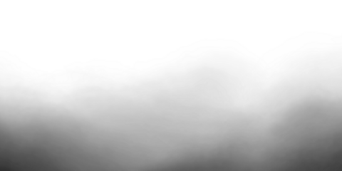 Dark black smoke or fog isolated on transparent background. Misty fog overlay, steam texture, spooky smoke frame. PNG design element, template, or mockup