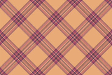 Elegant peach and mauve diagonal plaid pattern.  Perfect for textile design, fashion, websites, or wrapping paper.