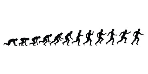 Evolution of Human Running A Visual Representation of Gait Progression