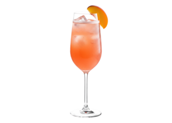 classic peach bellini prosecco cocktail