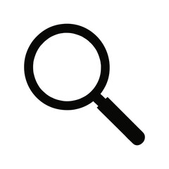 Simple Magnifying Glass Vector with Clean Design