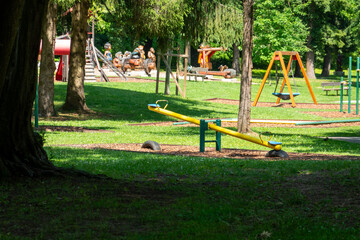 Kinderspielplatz . Children's playground 