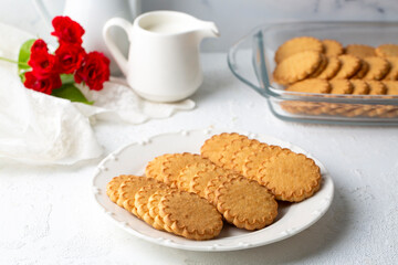Buttery shortbread cookies biscuits delicious