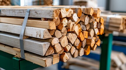 Recycling methods for construction waste showing wood, metal, and concrete separation systems