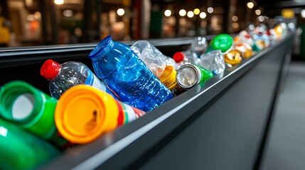 Trash sorting program in factories with industrial waste streams and hazardous material control