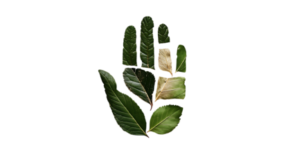 Nature leaves hand concept art design illustration background wallpaper stock photo image 4k 8k hd