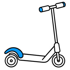 vector illustration of a bike