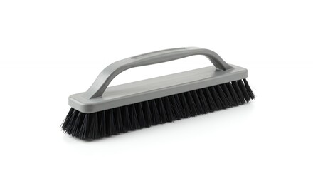 Cleaning brush on white background