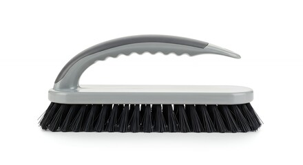Cleaning brush isolated on white background household tool for cleaning and maintenance