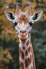 A giraffe, in its natural environment