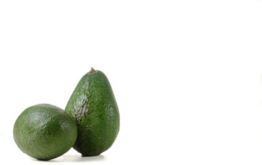 Fresh Avocados on White Background – Healthy Organic Food. Fresh Palta on White Background – Healthy Organic Food.