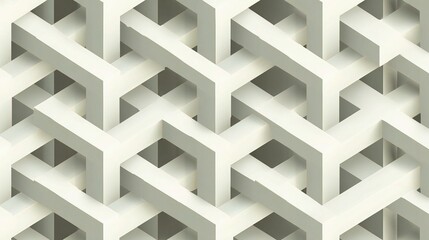 3D Isometric Block Pattern Template for Background Design